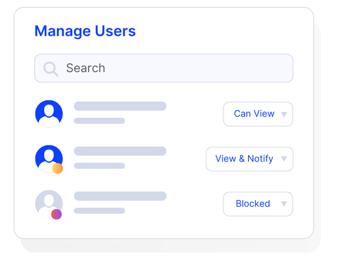 Manage users graphic